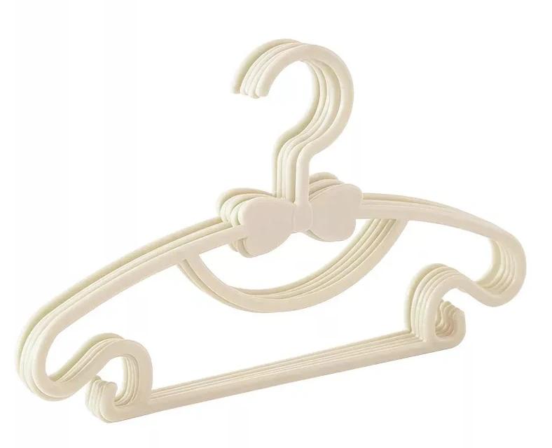5PCS Kids Clothes Hanger Racks Portable Plastic Display Hangers Windproof Children Coats Hanger Baby Clothing Organizer