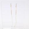 MIZUKI [Beautiful Condition] 14K Cut Beads/Pearl Long earring Yellow GoldUsed