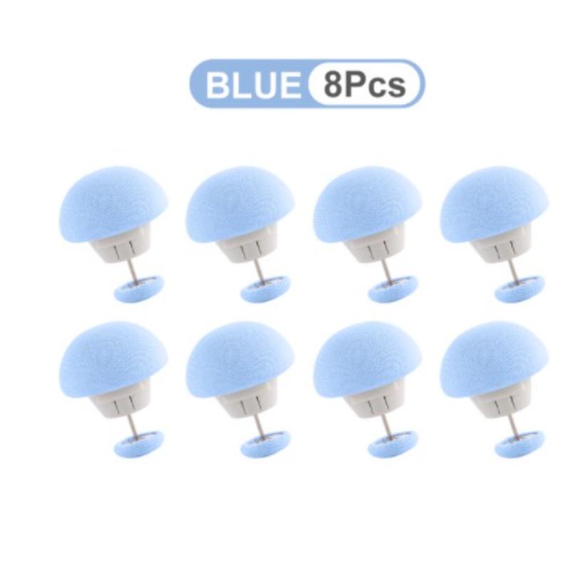 4-20pc Mushroom BedSheet Quilt Clip Anti-Slip Bedding Fasteners Reusable Duvet Cover Blanket Fix Buckle One Button Unlock