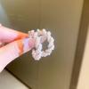Korean Trend Flower Earrings Long Tassel Ear Line Crytal Chain Drop Earrings For Women Girls Daily Jewelry Party Gifts