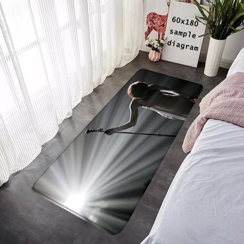 Foot Rug Welcome Floor Mat for Entryway Whitney Houston Bathroom Hallway Carpet Kitchen Water Adsorbed Rugs Fluffy Home Decor