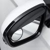 Car Rear View Side Mirror Rain Eyebrow Visor Carbon Fiber Cover Car Accessories