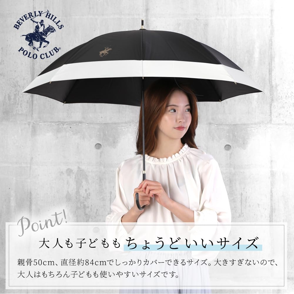 Ogawa Sun and Rain UV Protection Light Heat Water BHPC Grosgrain Manual 71192 Women's Parasol, Protection, 99.9% & Blocking, Shielding, Repellent,