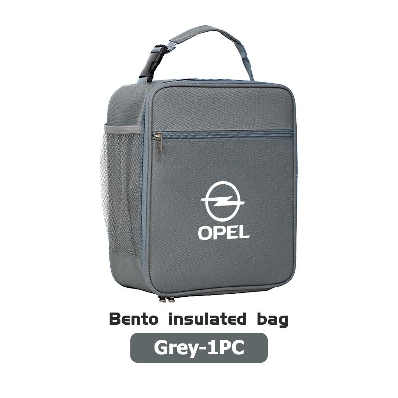 AAAYQ1 Insulated Lunch Bag Thermal Storage Bento Box Cooler Tote Bag For Opel Vectra Zafira Meriva Mokka Grandland Vivaro Antara