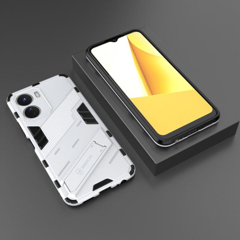 

Для Vivo Y35 5G Armor противоударный чехол для телефона задняя крышка для Vivo Y16 4G Magnetic Kickstand Anti-Fall Protect Coque Cases For Vivo Y35 5G белый