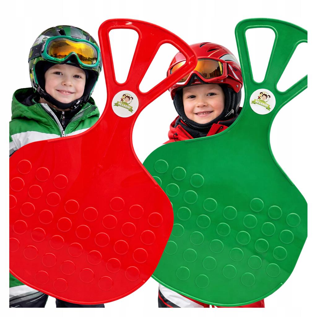 Two Pieces Apple Sled Set For Sliding Sleds Xxl 58 Cm For Snow