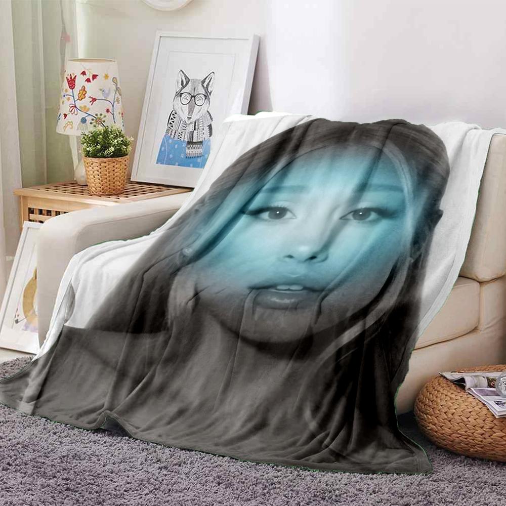 Abstract Fashion Portrait Blanket Soft Throw Blanket For Home Bedroom Bed Sofa Travel Office Solid Christmas Blanket