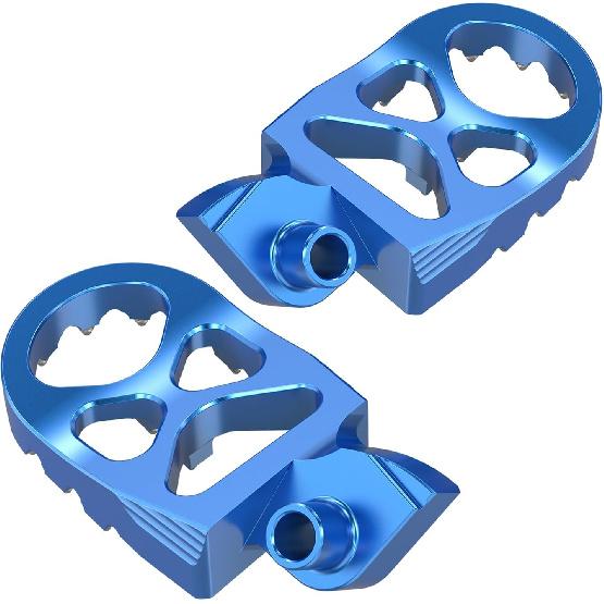 NICECNC Blue Foot Pegs Footrest Pedals Compatible with Husqvarna TC65 2017-2018 TC85 2014-2017 TC125 FC250-450 2014-2015 TC250 2014-2016 TE FE150-501 синий