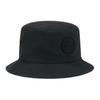 STONE ISLAND Logo Cotton Fisherman Hat Unisex Hats Black 811598161-V0029