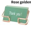 1pc Office Desk Card Holder, Cute Golden Card Storage Box, And Male And Female Office Desk Accessories,stainless Steel Material.