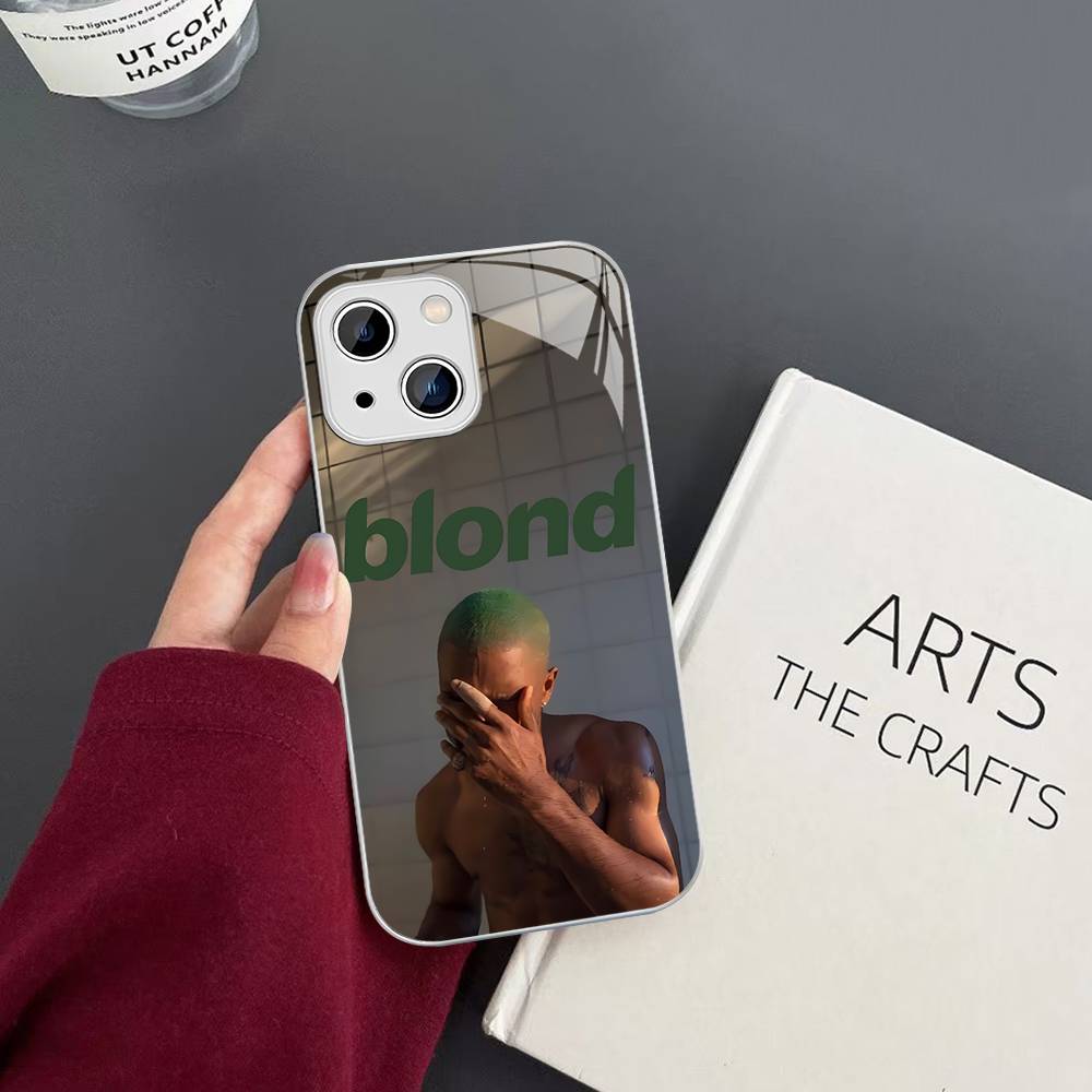 Frank Blonde Oceans Tempered Glass For Iphone 14 13 12 11 Pro Mini XS MAX 14Plus X XS XR Cover