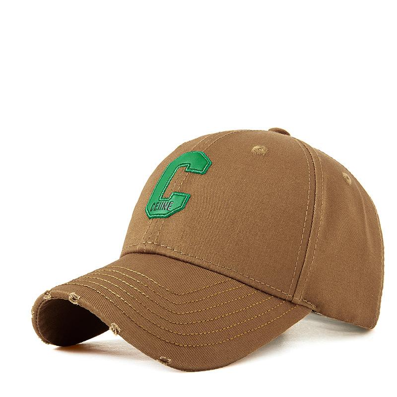 Модная новая персонализированная бейсболка для гольфа с изогнутыми полями и буквами — фото 8