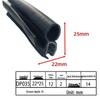 Customizable EPDM U-Shaped Rubber Sealing Strip for Electrical Cabinets and Car Doors