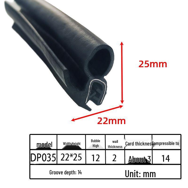 Customizable EPDM U-Shaped Rubber Sealing Strip for Electrical Cabinets and Car Doors