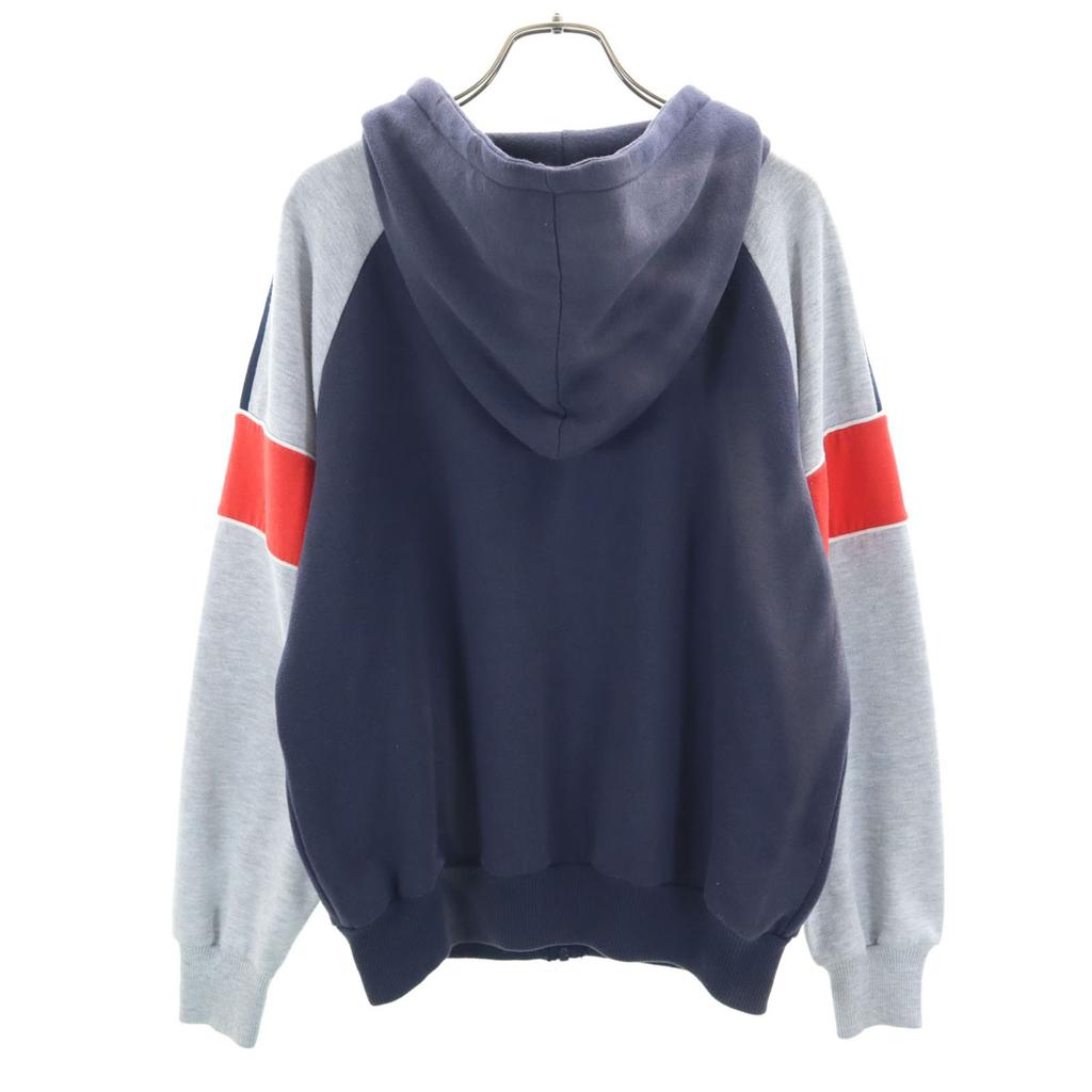 Adidas 80er Vintage Made in Taiwan Trefoil-Logo Langarm Zip-Hoodie S Herren Gebraucht