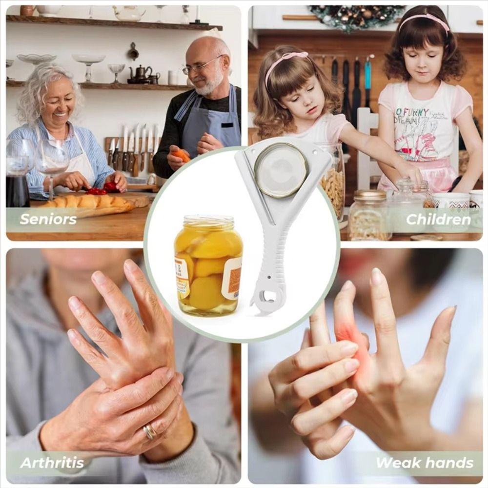 Non-slip Handle Manual Bottle Opener Y-shaped Can Tapper Kitchen Gadgets Bottle Open Tools Seniors