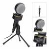 Gaming Microphone Omnidirectional Low Noise Compact Portable Durable ABS Online Recording Supplies for PC