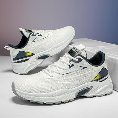 Men's Casual Shoes Four Seasons Breathable Mesh Running Shoes Comfortable Soft Walking Shoes Teenagers Popular Non-slip Sneakers