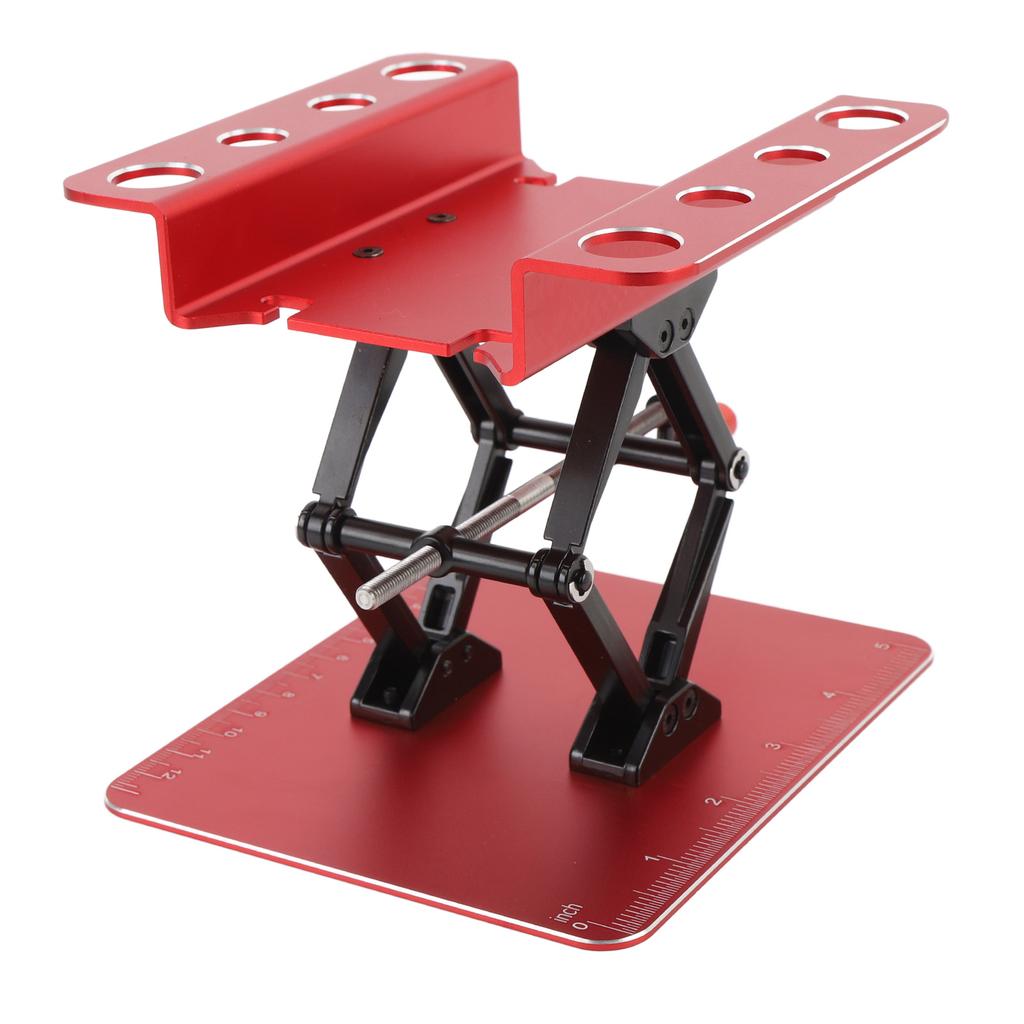 RC Car Work Stand Simulation Metal RC Repair Workstation Support Elevating Rotatable for 1:8 and 1:10 RC Car