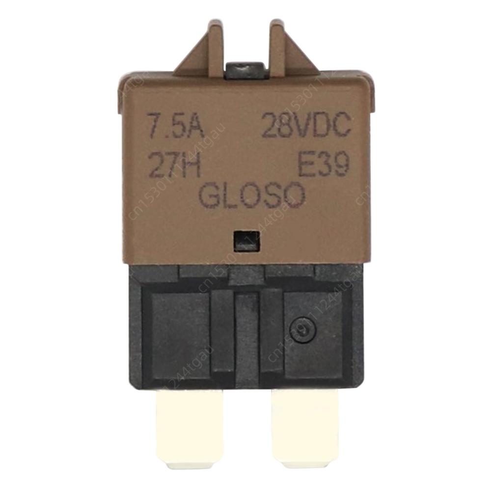 Circuit Breaker Blade Fuse Auto Accessories Reset Fuse Adapter for Car Truck Boat Marine 5A 7.5A 10A 20A 25A DC 28V Circuit Breaker 6