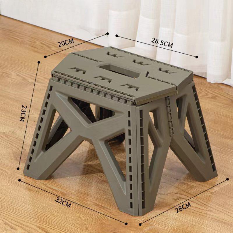 Portable Folding Stool Outdoor Sturdy Folding Stools for Travel Camping Plastic Camping Chair Outdoor Furniture Low Stools