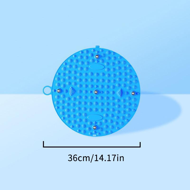 Pressure Point Pads Board Foot Massage Acupressure Mat Foot Reflexology Walking Toe Plate Magnetic Acupressure Disc Care S синий