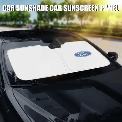 Car Front Windshield Sunshade Cover UV Protection Sun Visor Center Cover For Explorer Escape Mondeo Ranger ST Kuga Transit