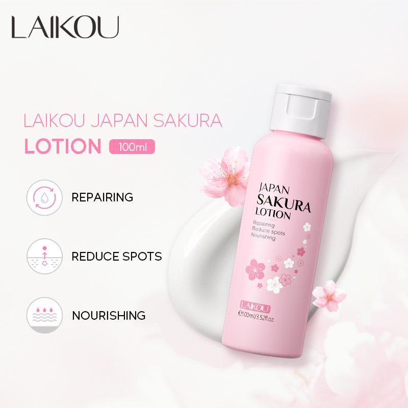 Sakura Oczyszczający Żel do Twarzy Koreańskie Serum do Twarzy Peeling Złuszczający Nawilżający Tonik Krem pod Oczy Krem z Filtrem Kosmetyki Zestaw do Pielęgnacji Skóry