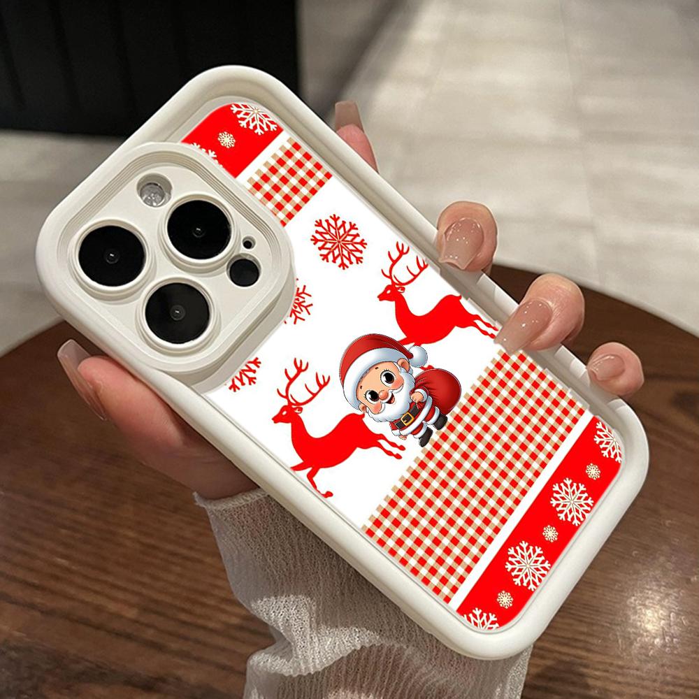 Sky Eye Ladder Soft Case for Samsung A06 A15 A25 A35 A55 S23 S24 FE All Samsung Models Phone Cases Silicone Cover NY29 Merry Christmas Christmas Tree