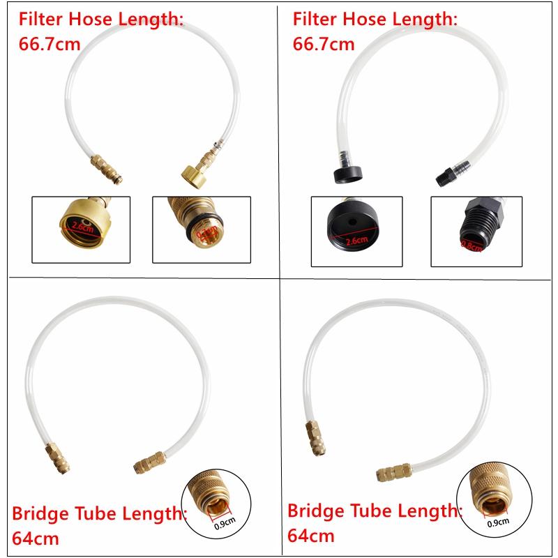 2Pcs Bleed Kit Oil Filler Kit For Seastar Hydraulic Steering Systems Bridge Tube Hose Marine Boat Yacht Accessories Repair Tools