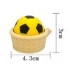 Basketball Football 3D Printed Fidget Keychain Clicker Button Sensory Toy Portable Stress Relief Fidget for All Ages