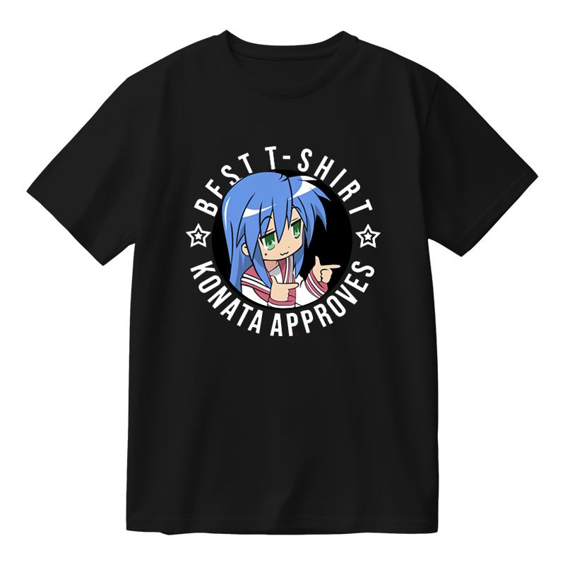 

Lucky Star Konata Popular Anime Shirt Polyester Cheap Y2k Clothes Shoujo Girl Style Graphic T Shirt Crewneck Kawaii Harajuku Tee 3XL