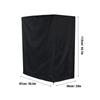 Waterproof BBQ Cover Barbecue Gas Grill Cover Outdoor Heavy Duty Protector 97*56*112cm (Black)