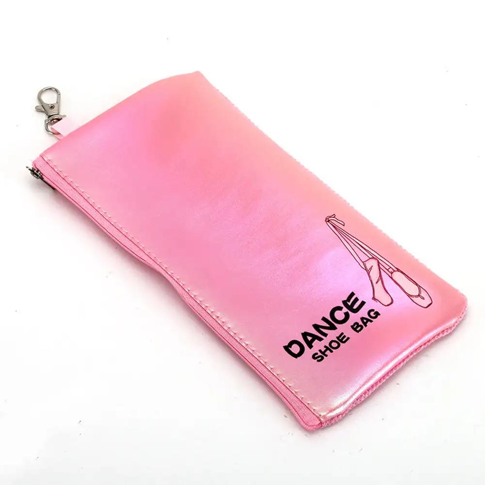 1PC Multi-Functional Children s Dance Shoe Bag Shoe Size Within 38 Yards Breathable Net Storage Bag With Hook Stduent розовый