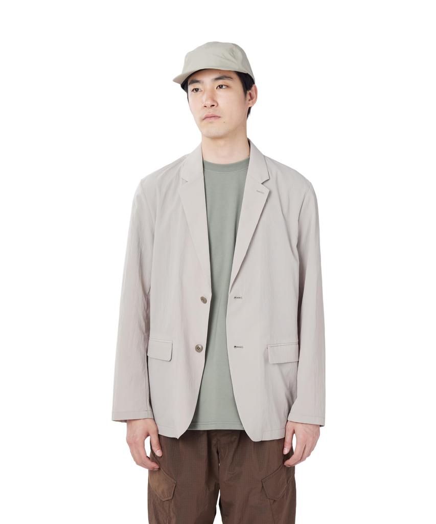 Snow Peak Breathable Quick Dry Jacket Outer Jacket for Men and XL JK-26SU011 Women, GREIGE,