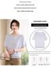 Mamas Sommer 2026 Eis-Seide Kurzarm-T-Shirt-Set für mittelalte und ältere Frauen - Modisches, leichtes Zweiteiler-Sommer-Outfit