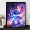 Disney 5D DIY All Diamond Art Painting Kit Stitch Galaxy Space Art Home Decor Gift