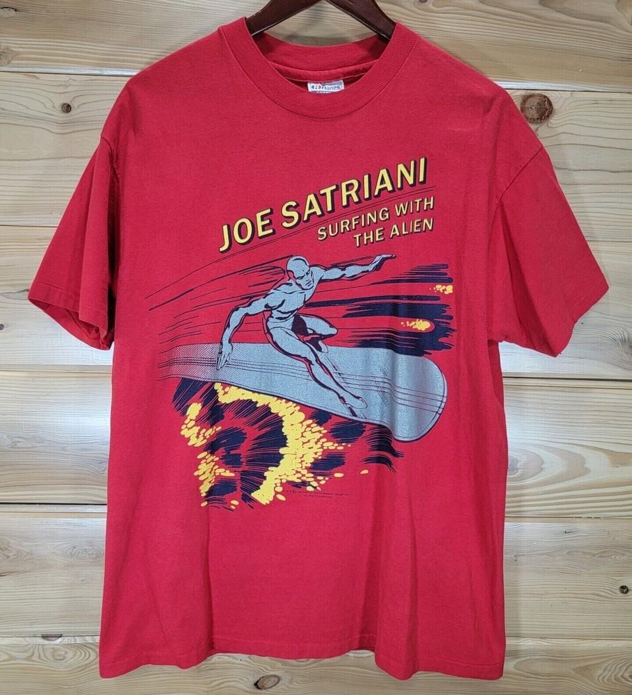 New Joe Satriani Surfing With the Alien Shirt Unisex Concert S to 5XL EL317 Unisex T-Shirt XL