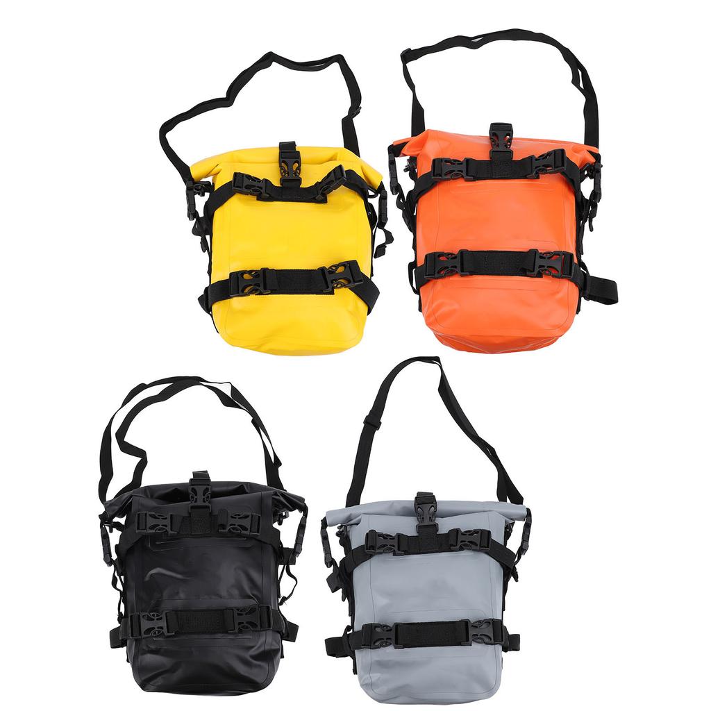 Motorcycle Bumper Bag Water Resistant Large Capacity Anti Slip PVC Side Frame Crash Bar Riding Bag S