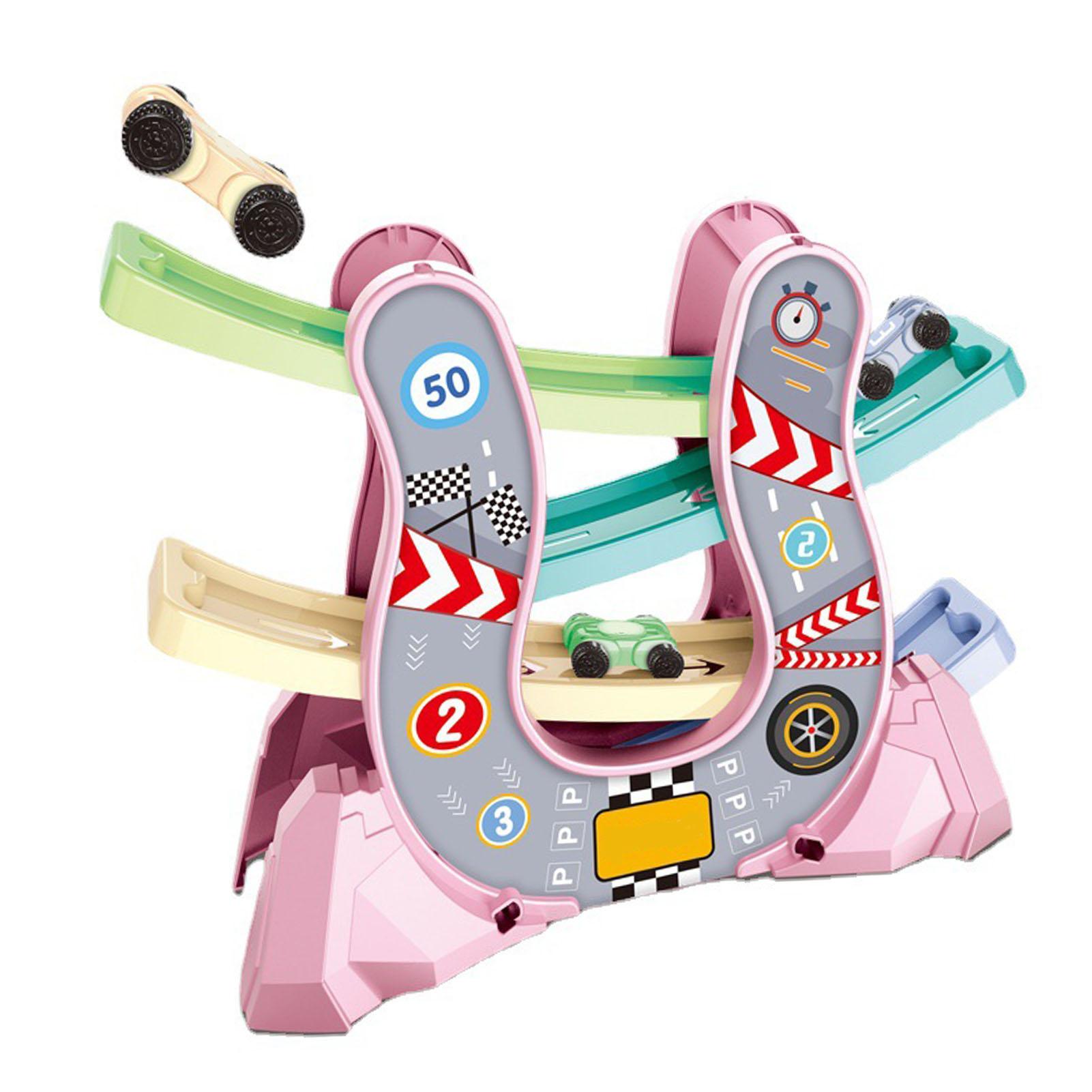 Race Car Ramp Toy Multifunctional Educational Race Car Track Ramp Toy for Toddlers for Home