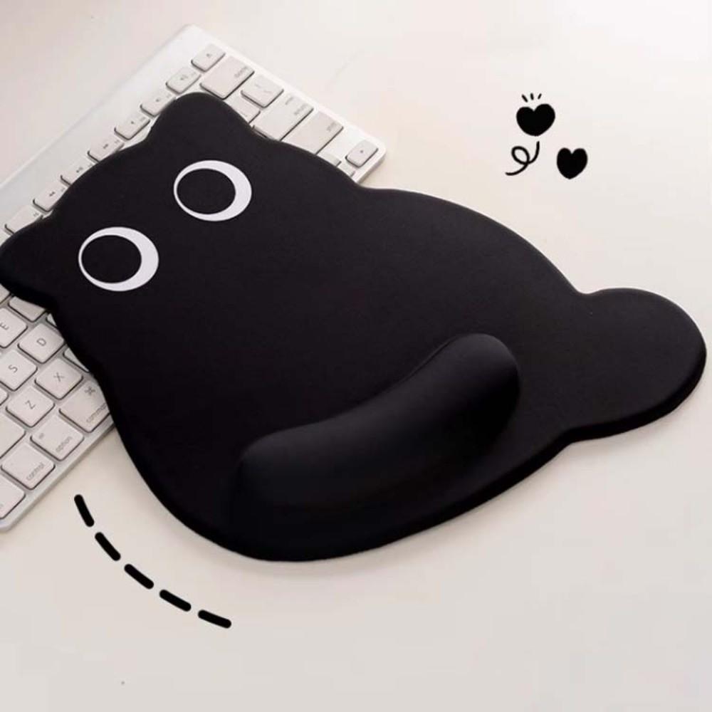Hand Guard Black Cat Mouse Pads Wrist Pad Kawaii Cat Mouse Pad Cat Large Mouse Mat  Home Decor