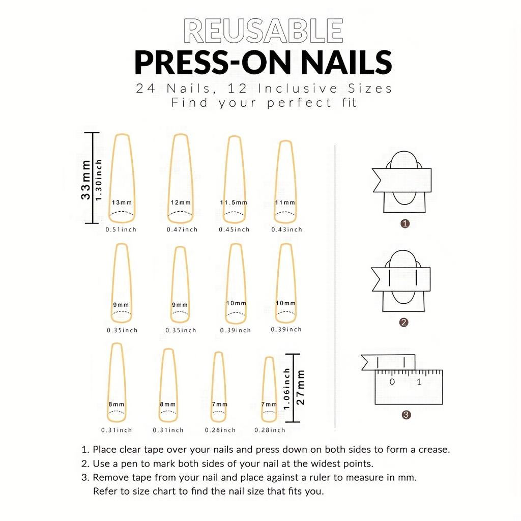 24 peças Leopard Gradient Press On Nails - Unhas Postiças Matte Blue Pink com Cobertura Total Long Coffin Ballerina Design - Fácil de Aplicar e Remover - Perfeito