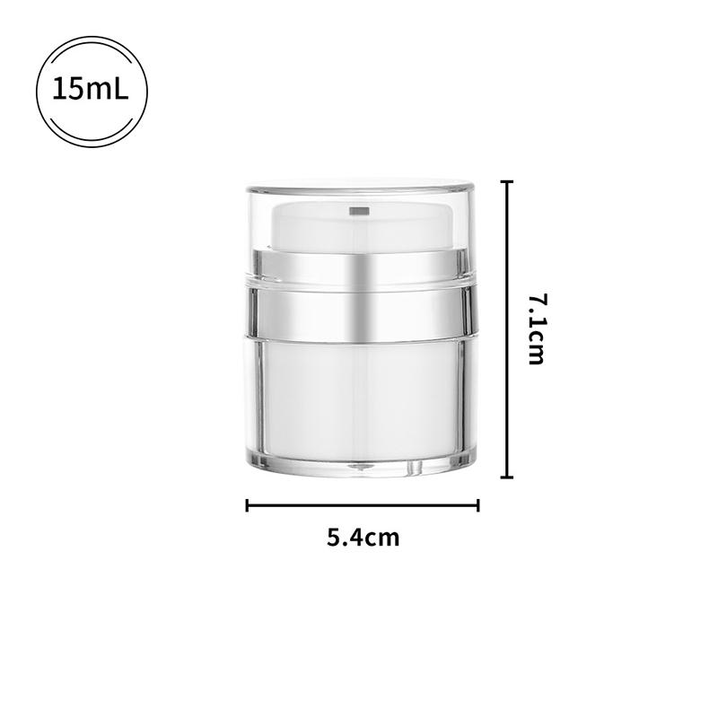 

15G/30G/50G/100G вакуумный флакон для крема, пресс-флакон для лосьона, флакон для крема для лица, флакон для лосьона без трубочки 15g