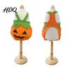 Kürbisdruck Haustierweste Lustiges Halloween Hundekostüm Weiche Polyesterkleidung mit Atmungsaktivem Kleid Bequemer Gurt Dekorative Welpenkleidung