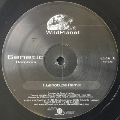 12inch Record WILD PLANET - Genetic Remixes 4W320 430 West 1999 US Dance & Electronica Used