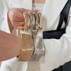 Chunky Exaggerated Bracelet Geometry Open Bangle Personality Metal Bracelet  Party