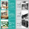 BRLLICZ Desk Storage Rack No Drilling Adjustable Shelves Clamp Can Be Installed Under Includes Perforated Pen and Earphone Stand for Cable Easy Desk
