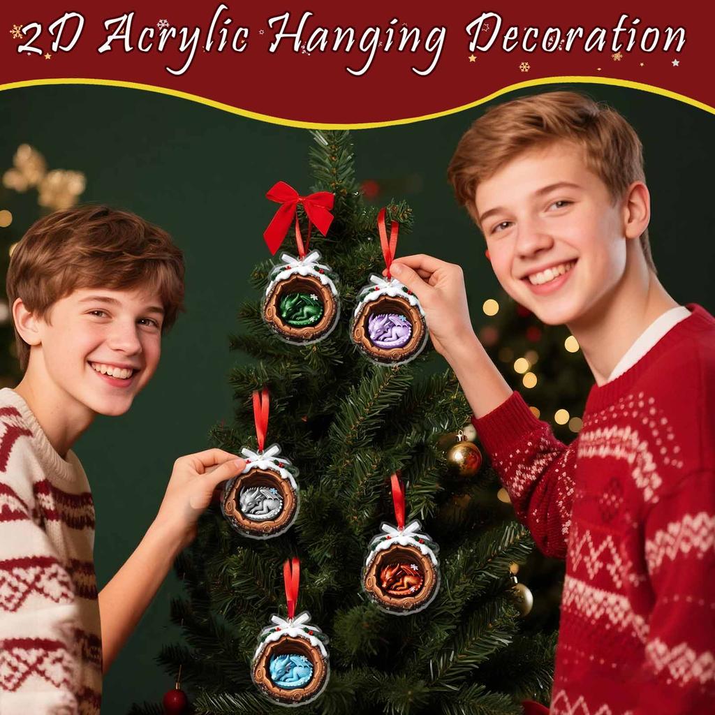 Christmas Decoration Pendant Christmas Tree Christmas Tree And Gift Box Decoration