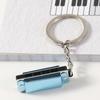 Gifts for Kids Woodwind Instruments Harmonic Keyring Harmonica Keychain Keys Holder Hanging Pedants