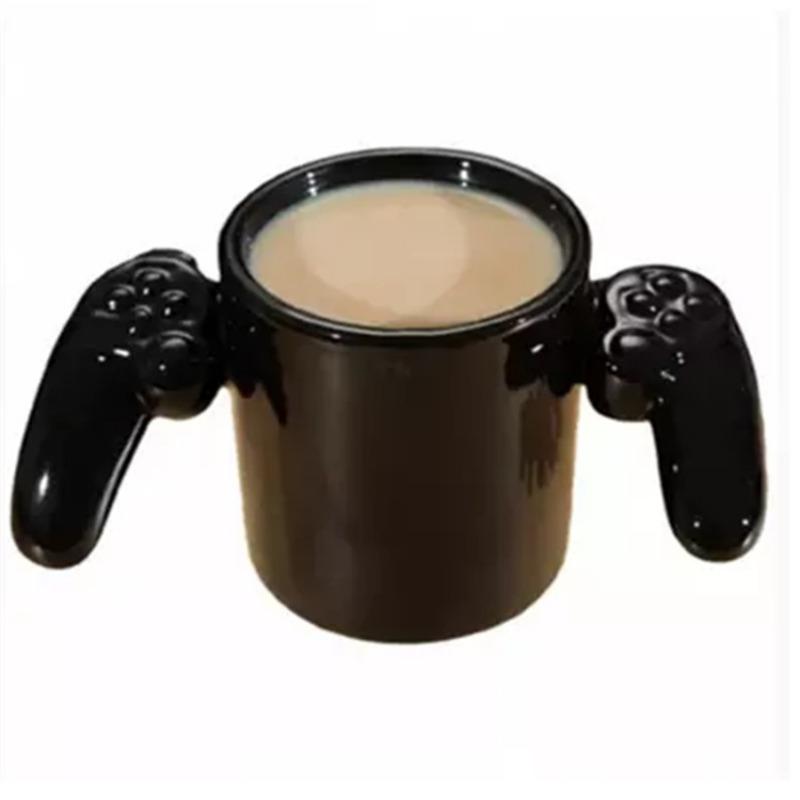 1pc Kreative Spiel Controller Tasse Große Kapazität Keramik Kaffeetasse Becher